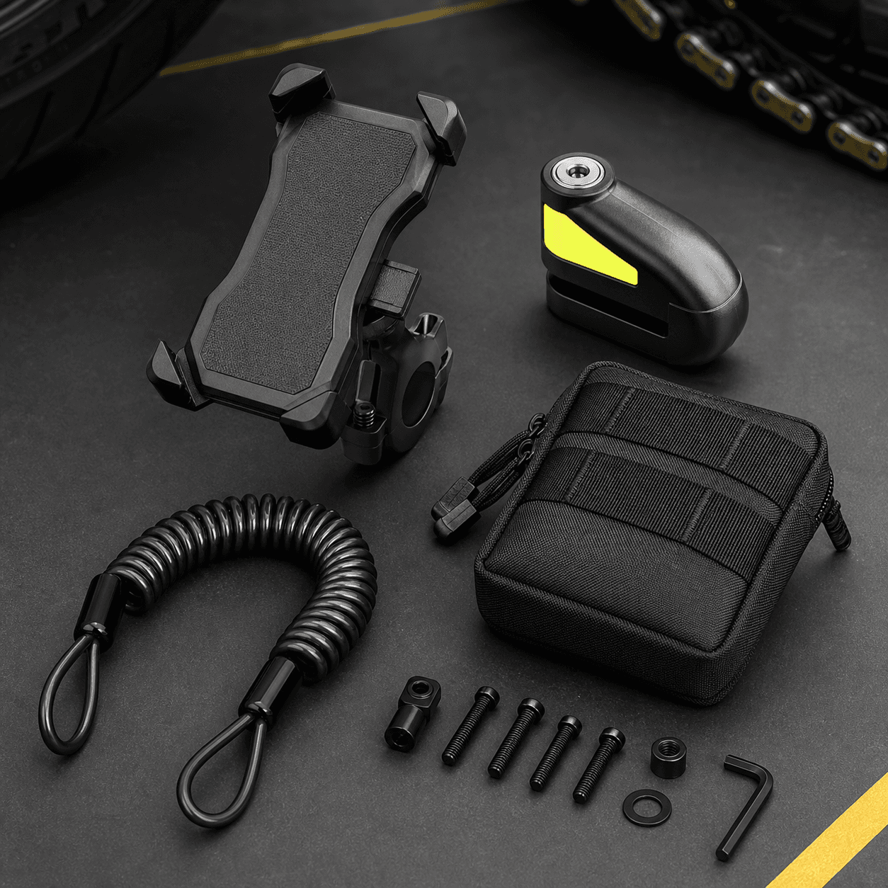 Moto Guard Alarmlı Disk Kilidi 110 dB